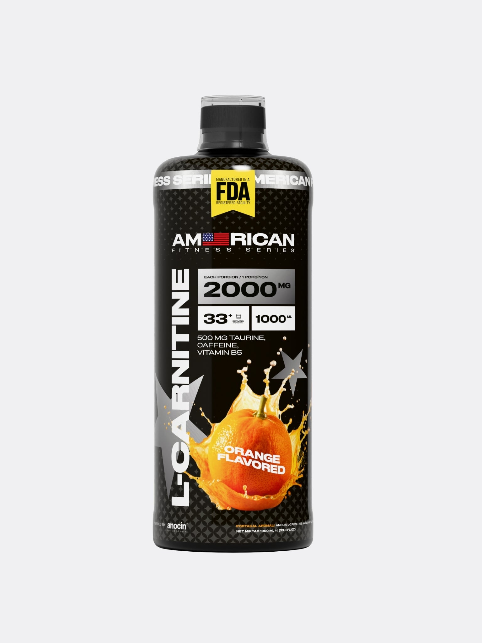 L-CARNITINE 180錠×28個 L-CARNITINE 1 Porsiyon 2000 MG / 33 Servis / Portakal Aromalı
