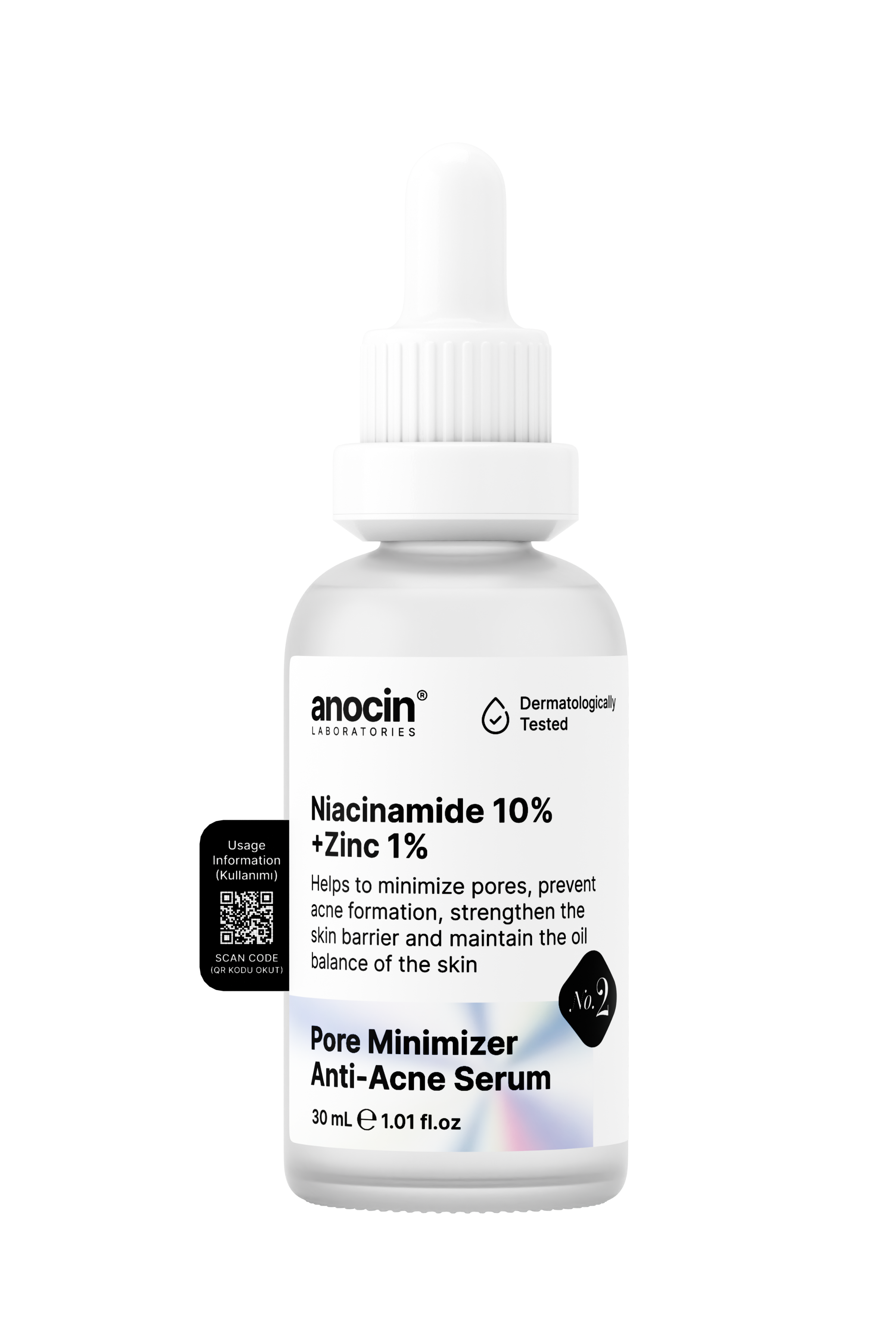 No.2 / Niacinamide 10% + Zinc 1% Gözenek Sıkılaştırıcı, Sivilce Karşıtı, Nemlendirici Serum