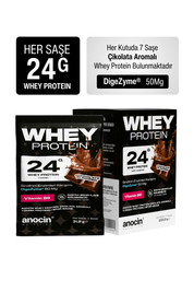 Whey Protein Çikolata Aromalı 24g Protein | Saşe Form 7’li Paket