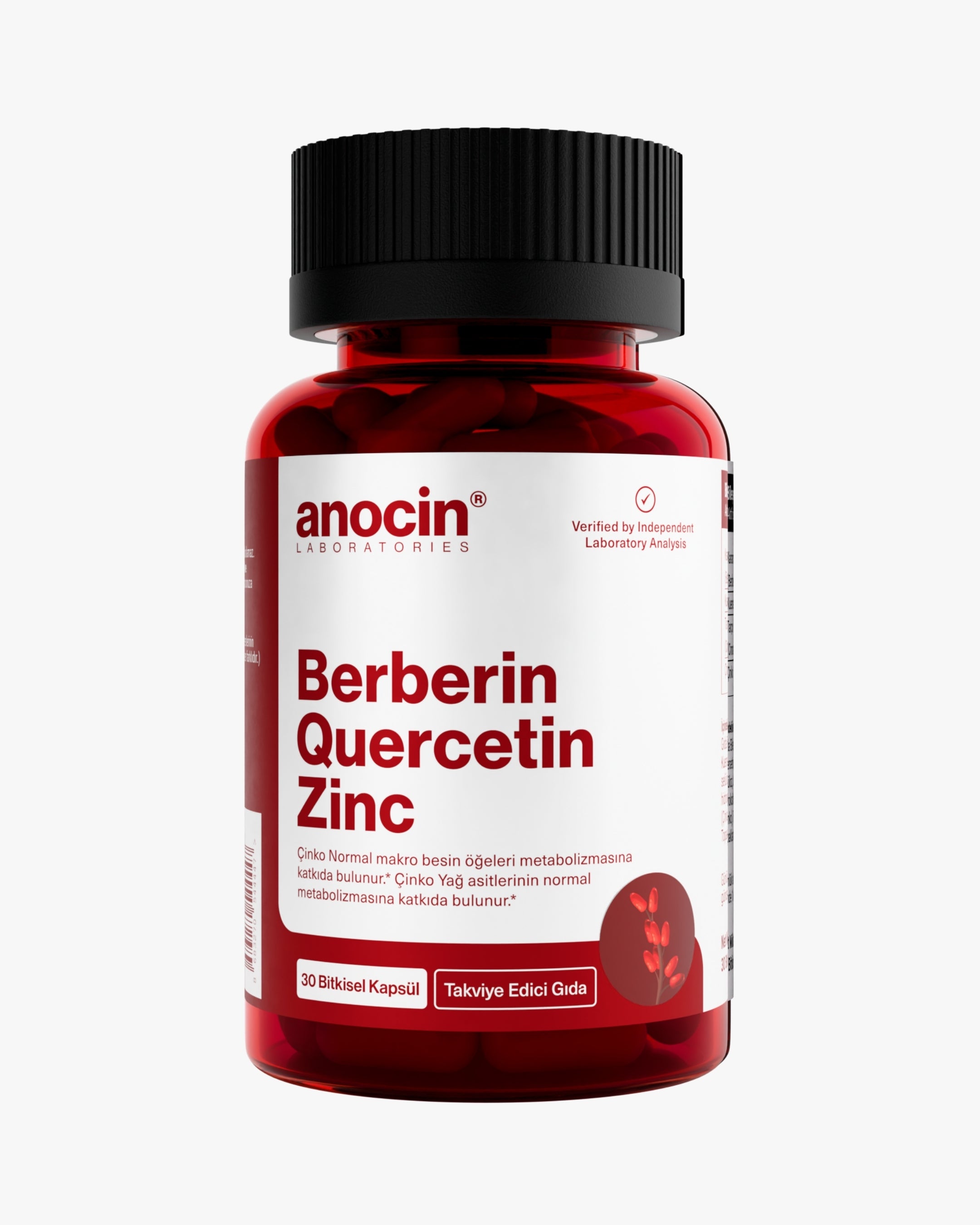 Berberin Complex - Berberin (Karamuk), Kuersetin, Tarçın ve Çinko