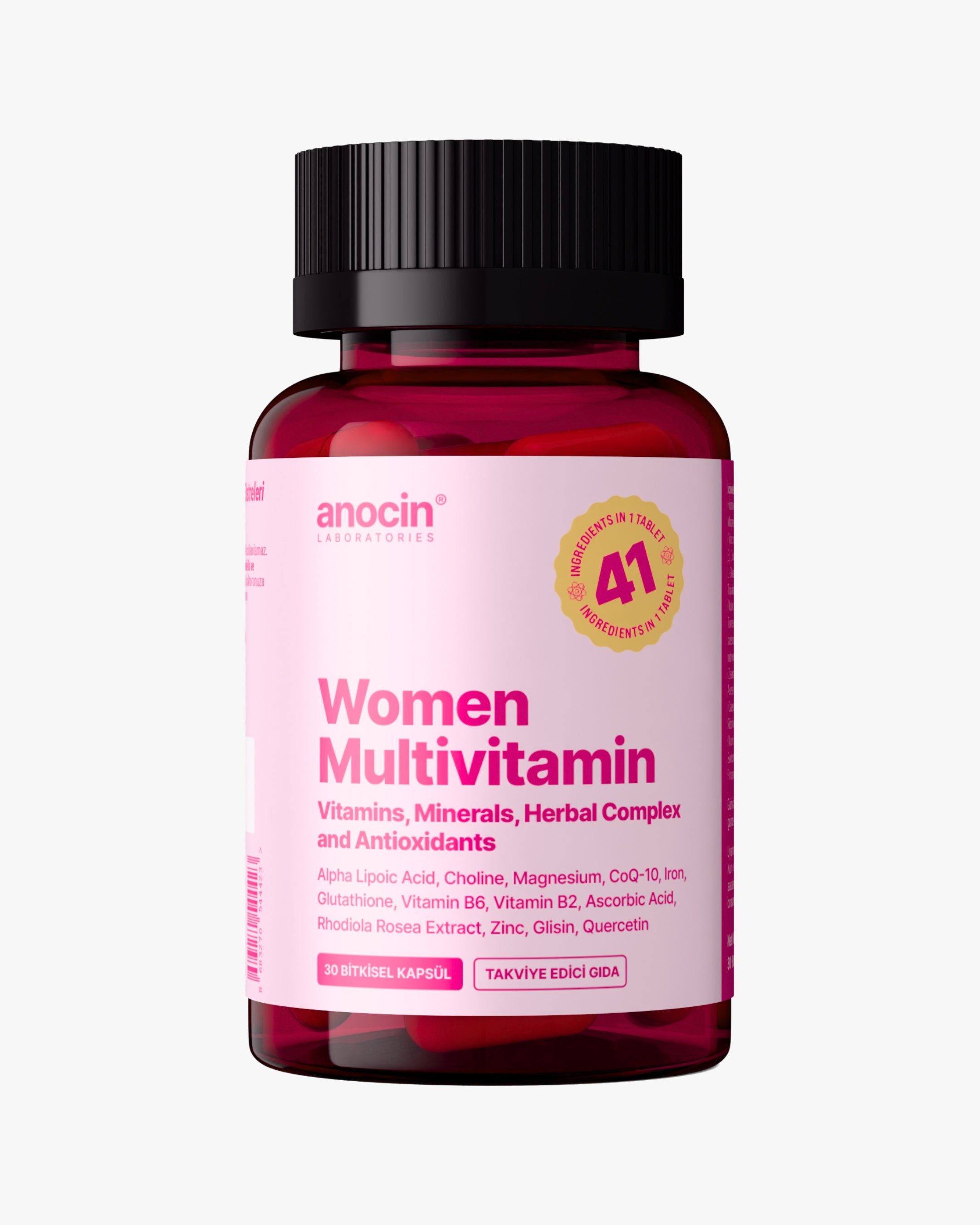 Women Multivitamin - Vitamins, Minerals,  Herbal Complex and Antioxidants