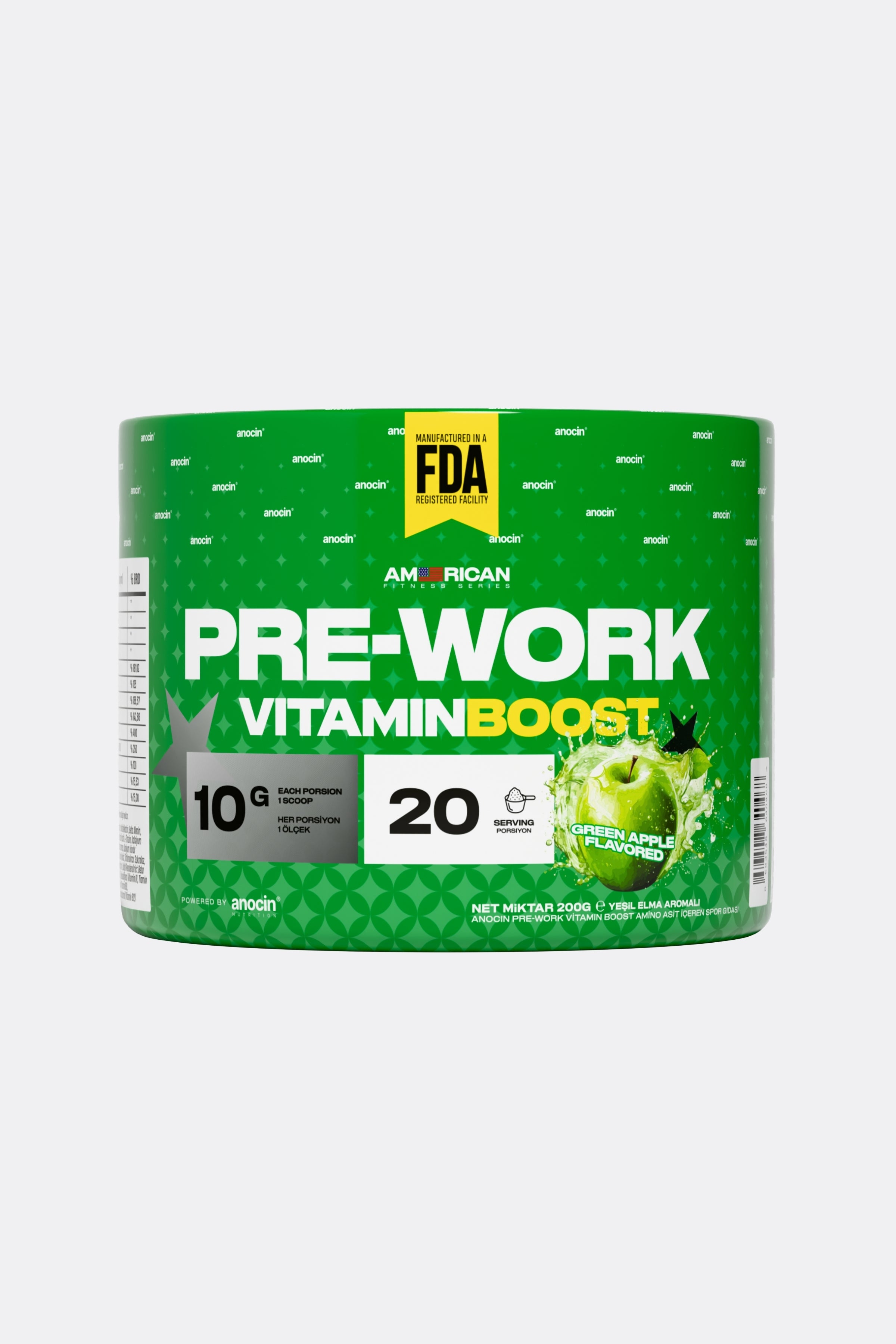 PRE-WORK Vitamin Boost - 20 Servis / Her Porsiyon 10G