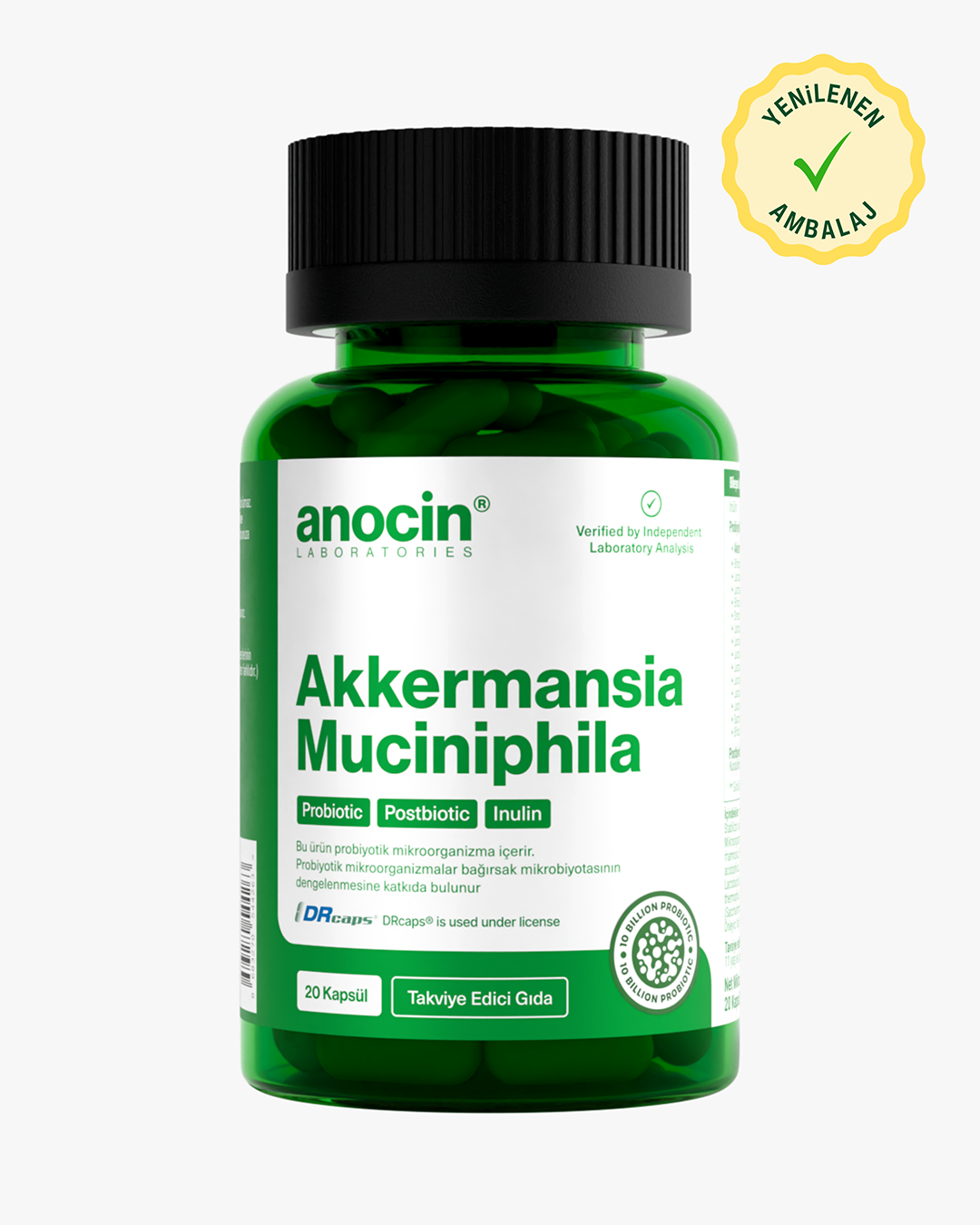 Akkermansia Muciniphila 10 Milyar Probiyotik + Postbiyotik + İnülin