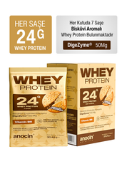 Whey Protein Bisküvi Aromalı 24g Protein | Saşe Form 7’li Paket
