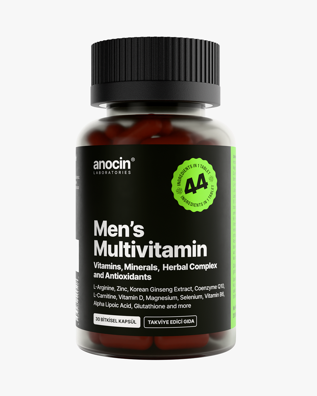 Men Multivitamin (Erkeklere Özel) Vitamin, Mineral, Bitkisel Komplex
