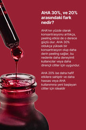 No.5 / AHA 20% + BHA 2% Canlandırıcı & Cilt Tonu Eşitleyici Kırmızı Peeling Cilt Serumu