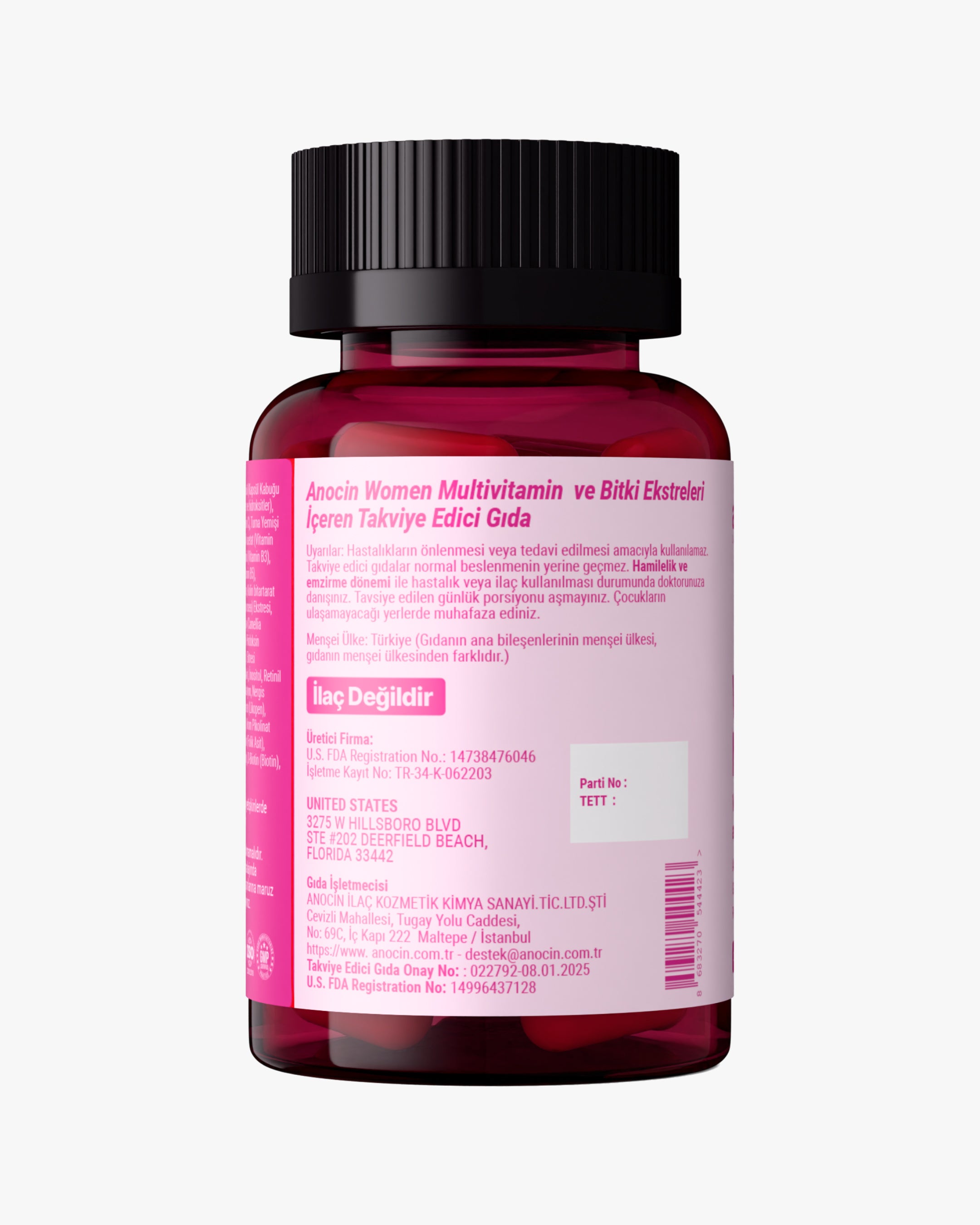 Women Multivitamin - Vitamins, Minerals,  Herbal Complex and Antioxidants