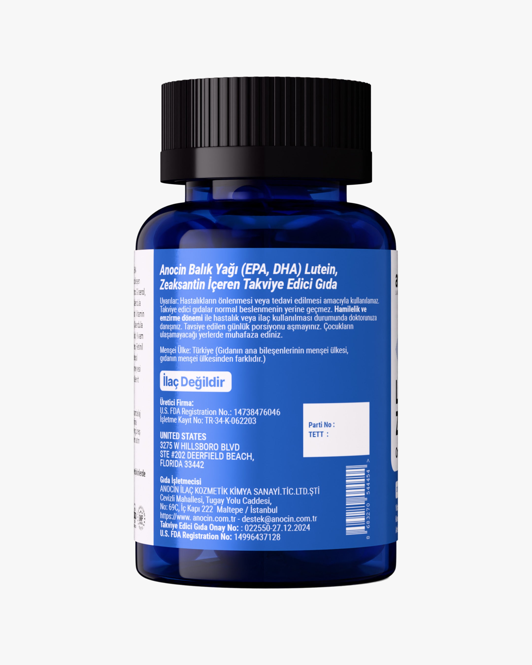 Lutein, Zeaksantin, Omega-3 (EPA,DHA) Vitamin A Complex