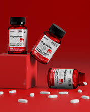 Magnezyum X4 - Sitrat, Taurat, Bisglisinat, Malat + Bromelain, D Vitamini, Kolajen (Tip 2), B6 Vitamini ve B12 Vitamini