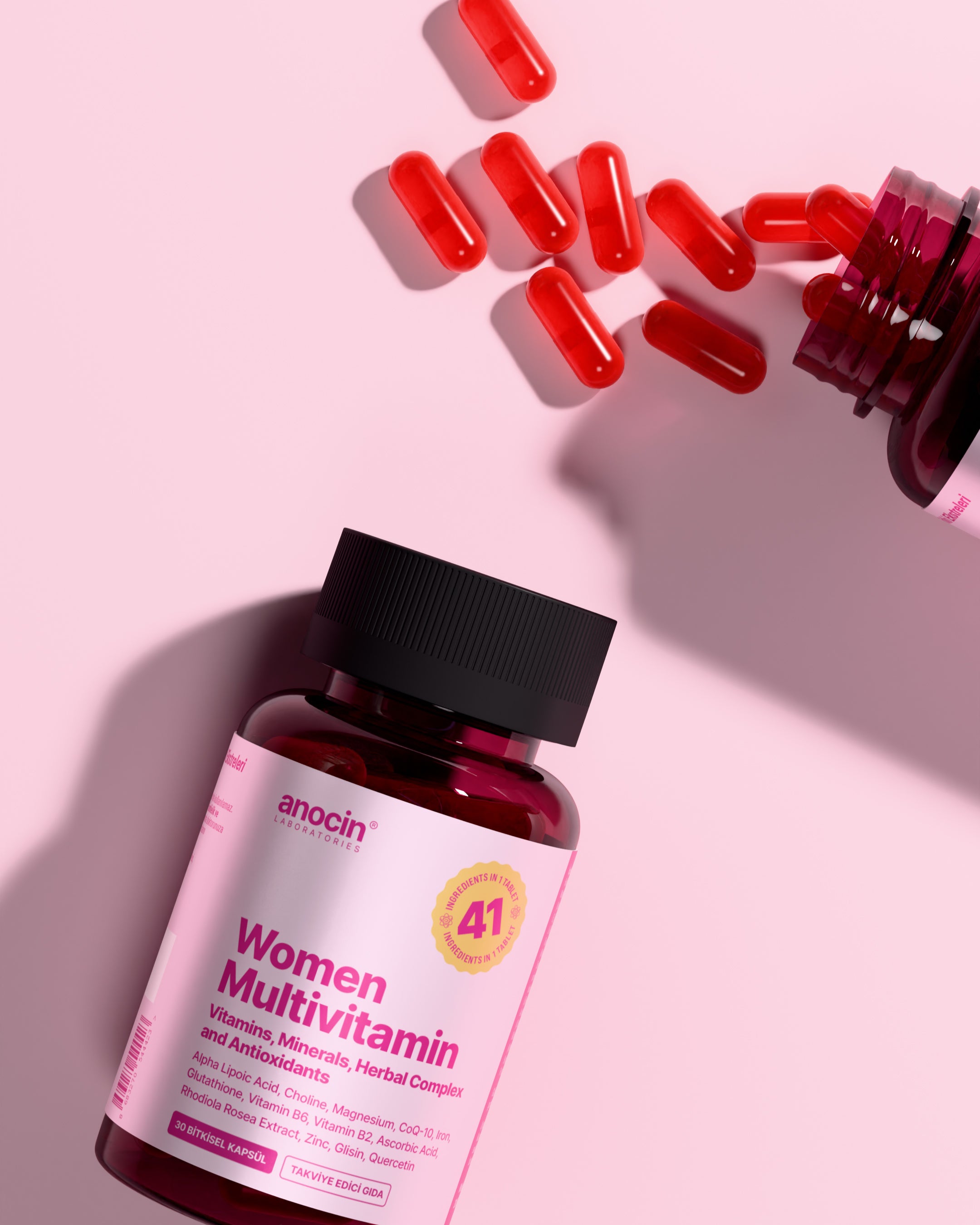 Women Multivitamin - Vitamins, Minerals,  Herbal Complex and Antioxidants