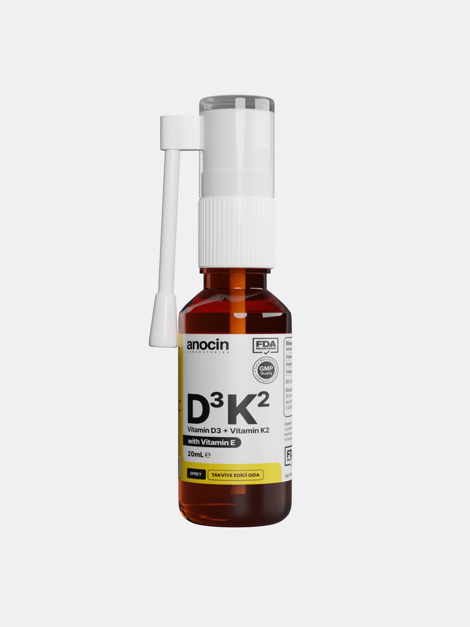 Vitamin D3 K2 Vitamin E 1000 Iu 2m Mcg Damla 20 ml