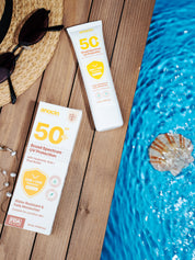 SPF 50 Nemlendirici Etkili ve Cilt Tonu Eşitleyici + Geniş Spektrumlu Güneş Kremi