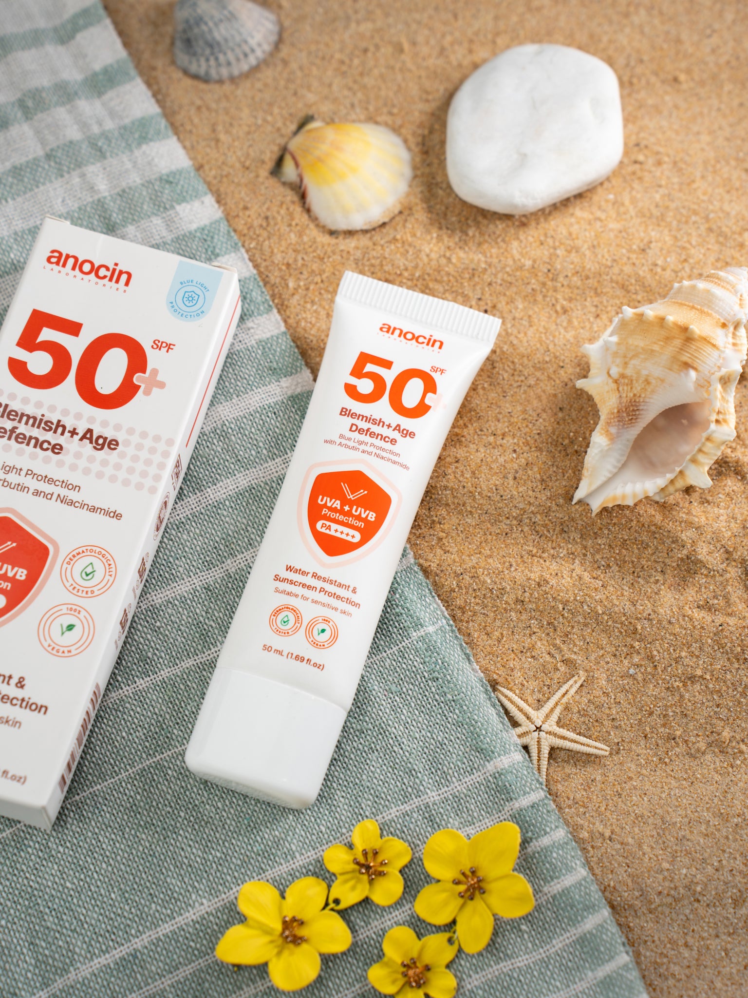 Leke Karşıtı ve Cilt Tonu Eşitleyici Renkli Güneş Koruyucu Krem SPF 50